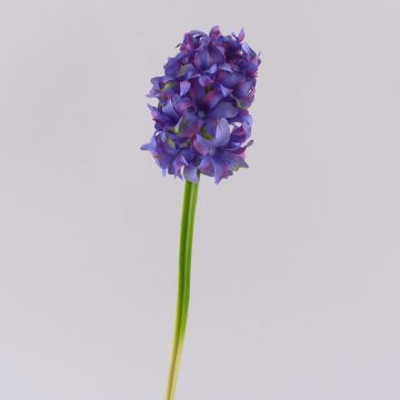Umělý hyacint KALENDRA, fialový, 30cm