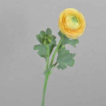 Umělý ranunculus CADISS, žlutý, 40cm Umělý ranunculus CADISS, žlutý, 40cm