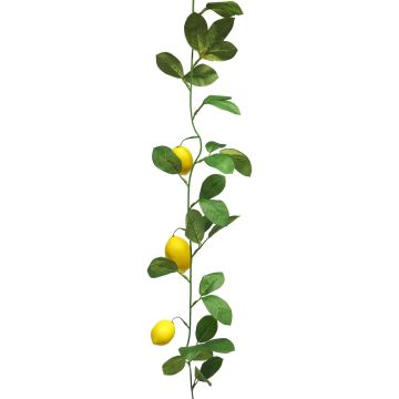 Dekorativní girlanda citron XIALIN s plody, žlutý, 180cm Dekorativní girlanda citron XIALIN s plody, žlutý, 180cm