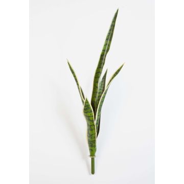 Plastová sansevieria ESRA na zápichu, zeleno-žlutá, 80cm