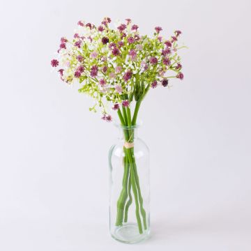 Umělý dětský dech CECILIA, tmavě růžový, lila, 30cm, Ø17cm Umělý dětský dech CECILIA, tmavě růžový, lila, 30cm, Ø17cm