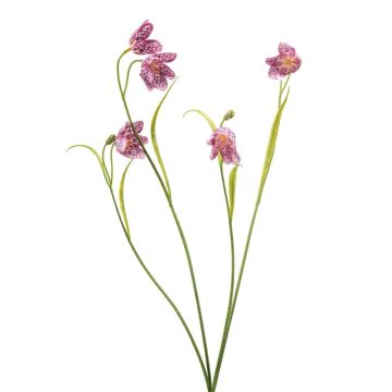 Umělá větvička šachovnicové květiny PITARA, růžovo-bílá, 50 cm