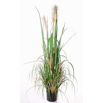 Umělá rostlina rákos EYOTA s laty, zeleno-hnědá, 120cm Umělá rostlina rákos EYOTA s laty, zeleno-hnědá, 120cm
