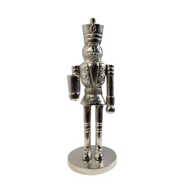 Dekorativní figurka louskáček RUNAR, stříbrná, 12,5 x 15 x 41 cm Dekorativní figurka louskáček RUNAR, stříbrná, 12,5 x 15 x 41 cm