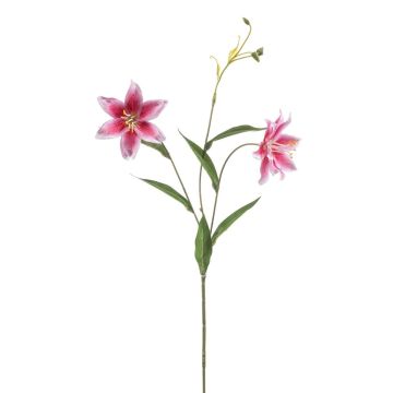 Umělá tygří lilie DUNKA, růžovo-fuchsiová, 70 cm Umělá tygří lilie DUNKA, růžovo-fuchsiová, 70 cm