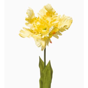 Umělá květina papoušek tulipán ALISCHA, žlutá, 70cm