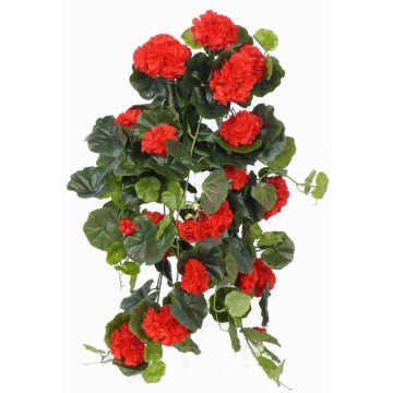 Textilní květina pelargonie ANTON na zápichu, červená, 65cm, Ø5-8cm Textilní květina pelargonie ANTON na zápichu, červená, 65cm, Ø5-8cm