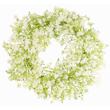 Gypsophila věnec GERSAN, bílý, Ø30cm Gypsophila věnec GERSAN, bílý, Ø30cm
