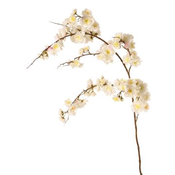 Dekorativní větev japonské okrasné třešně ZORYA s květy, krémově růžová, 125cm Dekorativní větev japonské okrasné třešně ZORYA s květy, krémově růžová, 125cm