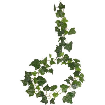 Dekorativní břečťanový věnec OSANE, zelený, 180cm