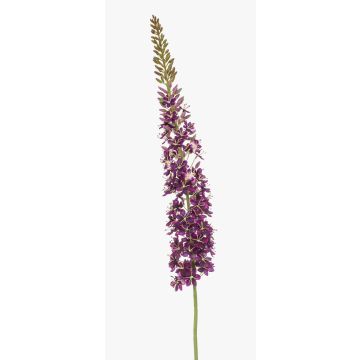 Velká umělá květina prošívaná svíčka NITTI, fialová, 130cm