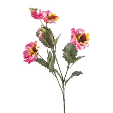 Umělá větvička macešky SKAILA, růžovo-žlutá, 55 cm Umělá větvička macešky SKAILA, růžovo-žlutá, 55 cm