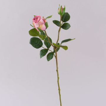 Umělá růže RENESMEE, růžová, 45cm, Ø6cm Umělá růže RENESMEE, růžová, 45cm, Ø6cm