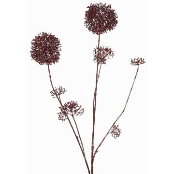 Umělá větev skimie LOBUS, tmavě červená, 90cm, Ø4-8,5cm Umělá větev skimie LOBUS, tmavě červená, 90cm, Ø4-8,5cm