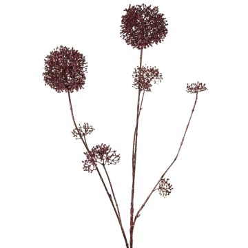 Umělá větev skimie LOBUS, tmavě červená, 90cm, Ø4-8,5cm Umělá větev skimie LOBUS, tmavě červená, 90cm, Ø4-8,5cm