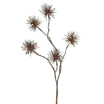 Umělá větvička čarodějnice NUMBAT s květy, hnědá, 70cm, Ø5cm Umělá větvička čarodějnice NUMBAT s květy, hnědá, 70cm, Ø5cm