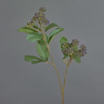 Umělá větev dřínu PANGO s pupeny, tmavě fialová, 70cm Umělá větev dřínu PANGO s pupeny, tmavě fialová, 70cm