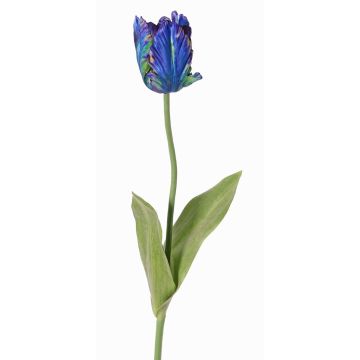 Umělá květina papoušek tulipán UAKARI, modrozelená, modro-zeleno-lila, 65cm, Ø6cm Umělá květina papoušek tulipán UAKARI, modrozelená, modro-zeleno-lila, 65cm, Ø6cm