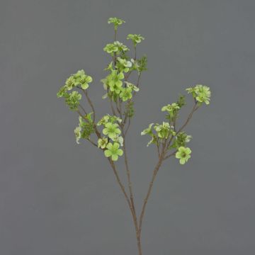 Plastová čajová rostlina ZEWENGA s květy, světle zelená, 85cm