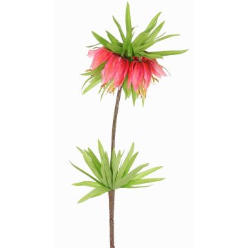 Textilní květinová císařská koruna IMST, růžová, fuchsiová, 65cm, Ø11cm Textilní květinová císařská koruna IMST, růžová, fuchsiová, 65cm, Ø11cm