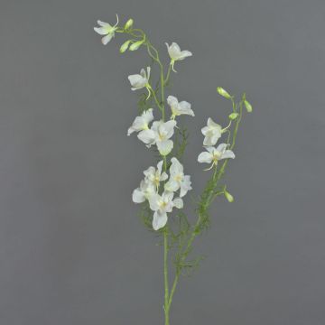 Textilní delfinium LUCHANA, bílé, 95cm