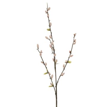 Umělá větvička vrby NIELSON s květy, jemně růžová, 80 cm Umělá větvička vrby NIELSON s květy, jemně růžová, 80 cm