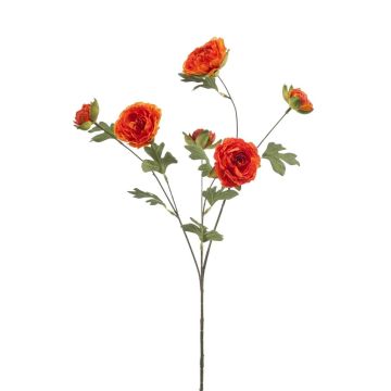 Umělá větvička ranunculus DAVELLA, oranžová, 80 cm Umělá větvička ranunculus DAVELLA, oranžová, 80 cm