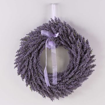 Umělý levandulový věnec YLVIE, fialová, Ø40cm Umělý levandulový věnec YLVIE, fialová, Ø40cm