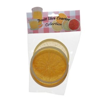 Dekorativní ovoce plátky citronu ANDOU, 4 kusy, žluté, Ø7cm Dekorativní ovoce plátky citronu ANDOU, 4 kusy, žluté, Ø7cm