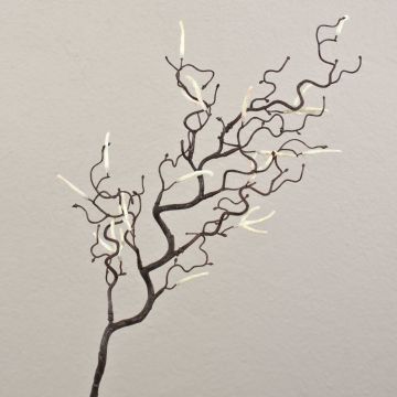 Uměl&aacute; l&iacute;skov&aacute; ratolest BOLTON s jehnědy, hněd&aacute;, 65cm