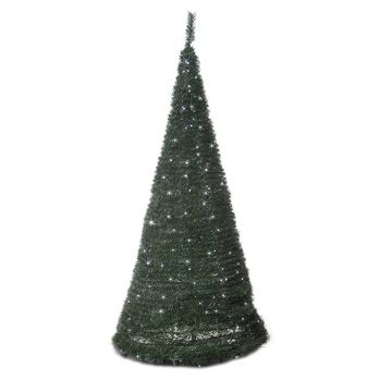 Umělý vánoční stromek pyramida EKEKA, LED diody, 180cm