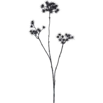 Umělá větvička divoké mrkve ZAHLERY, černá, 85cm Umělá větvička divoké mrkve ZAHLERY, černá, 85cm