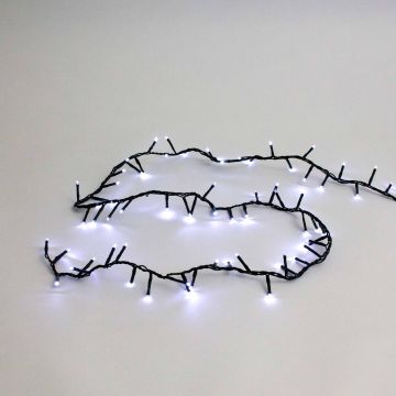 Světelná řetěz GÜNTER, 350 LED diod, studená bílá, pro venkovní použití, 8 programů, 7,5m Světelná řetěz GÜNTER, 350 LED diod, studená bílá, pro venkovní použití, 8 programů, 7,5m