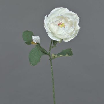 Umělý květ magnólie GARETHO, Eco Collection, bílo-fialová, bílo-lila, 70cm, Ø10cm