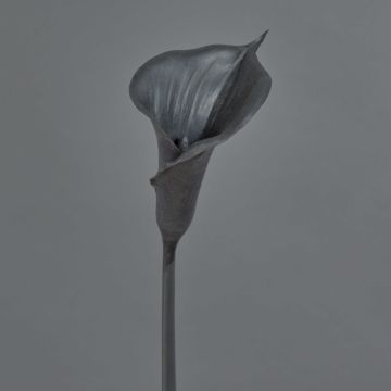 Calla JALRIM umělá květina, metalická černá, 70cm Calla JALRIM umělá květina, metalická černá, 70cm
