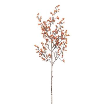 Umělá větev FREMOR s bobulemi, oranžová, 70cm Umělá větev FREMOR s bobulemi, oranžová, 70cm