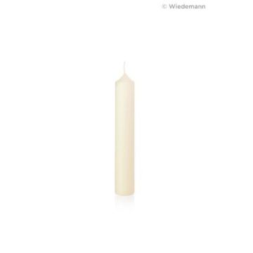 Oltářní svíčka MERRITT z 10% včelího vosku, slonová kost, slonovinový, 40cm, Ø6cm, 84h - Made in Germany