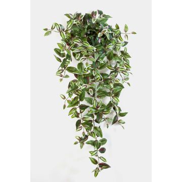 Umělá tradescantia zebrina PANCHO, na zápichu, zeleno-fialová, 95cm