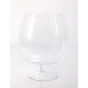 Sklenice na koňak XXL LIAM na nožce, sklo, čiré, 30cm, Ø23cm Sklenice na koňak XXL LIAM na nožce, sklo, čiré, 30cm, Ø23cm