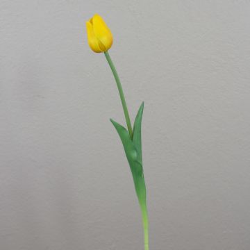 Plastový tulipán LONA, světle oranžový, 45cm, Ø4cm