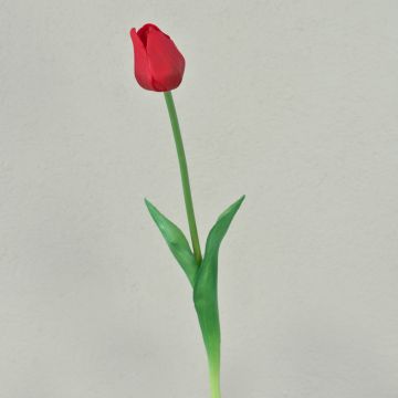 Plastový tulipán LONA, červený, 45cm, Ø4cm