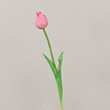 Plastový tulipán LONA, růžový, 45cm, Ø4cm