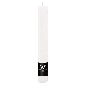 Tyčinka svíčka AURORA, bílá, 20cm, Ø3,5cm, 23h - Vyrobeno v Německu Tyčinka svíčka AURORA, bílá, 20cm, Ø3,5cm, 23h - Vyrobeno v Německu
