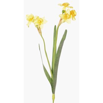 Textilní květina narcis NEELA, žlutá, 50cm, Ø6cm Textilní květina narcis NEELA, žlutá, 50cm, Ø6cm