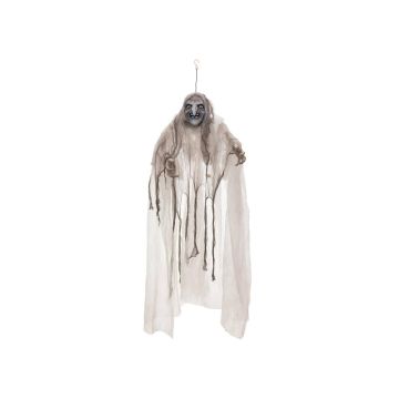 Halloweenská strašidelná čarodějnice BELLATRIX se zvukovou a pohybovou funkcí, LED, 170cm