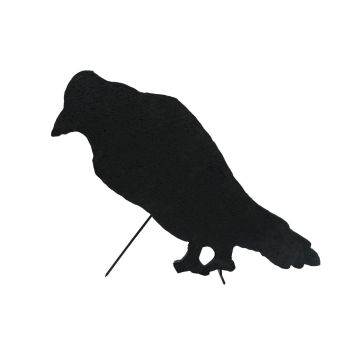 Halloweenská silueta vrány SPOOKY CROW, černá, 63cm