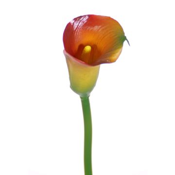 Umělá květina kornoutovka CHIDORA, oranžovo-žlutá, oranžovo-červená, 55cm, 4,5x5,5cm