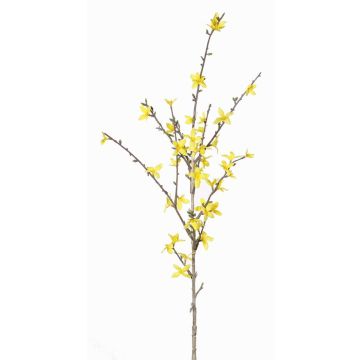 Umělá větvička zlatice IHRANI, s květy, žlutá, 90cm, Ø1,5-4cm Umělá větvička zlatice IHRANI, s květy, žlutá, 90cm, Ø1,5-4cm