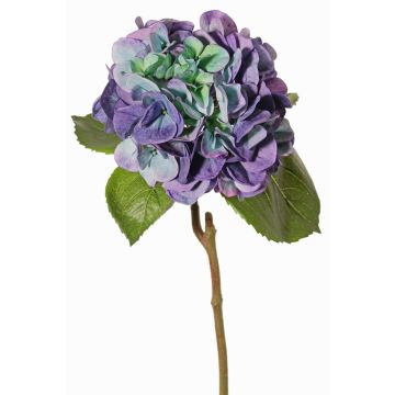 Umělá hortenzie CHIDORI, fialovo-modro-zelená, lila-modro-zelená, 60cm, Ø18cm