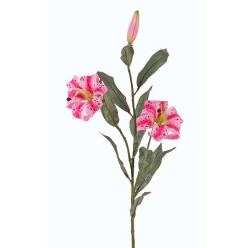 Umělá lilie tygrovaná DANBI, fuchsiovo-růžová, 85cm, Ø9cm Umělá lilie tygrovaná DANBI, fuchsiovo-růžová, 85cm, Ø9cm